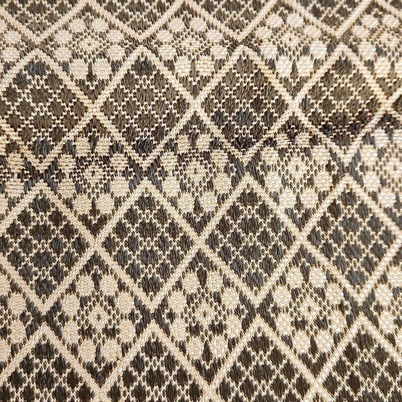 Lithuanian brown and gold woven table runner - Picture 6 of 6